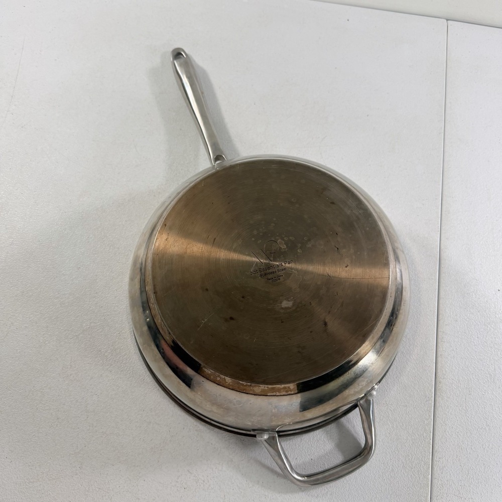 WOLFGANG PUCK Stainless Steel Bistro Elite Collection 5qt Essentials Pan Skillet - Picture 9 of 10